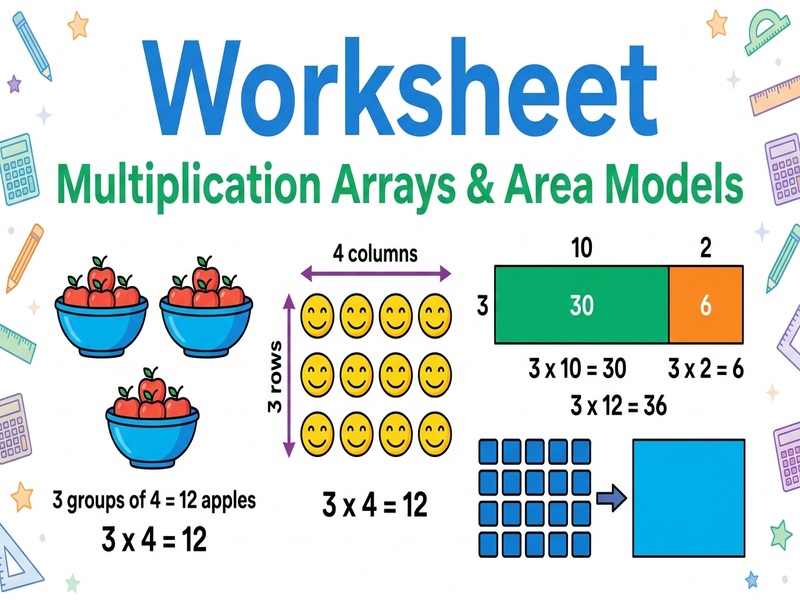 Multiplication Arrays & Area Models