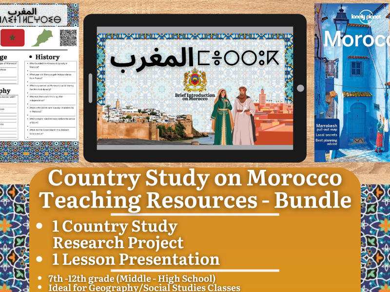 Country Study Teaching Resources - Morocco - Social Studies + Geography