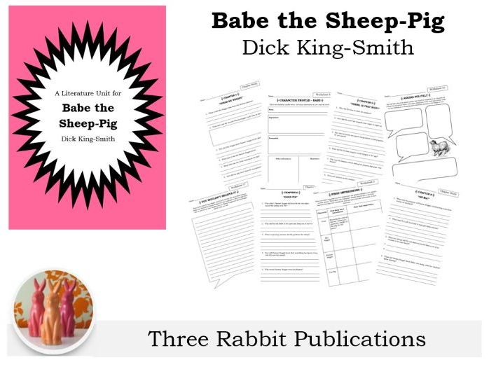 Babe the Sheep-Pig Novel Study - Dick King-Smith