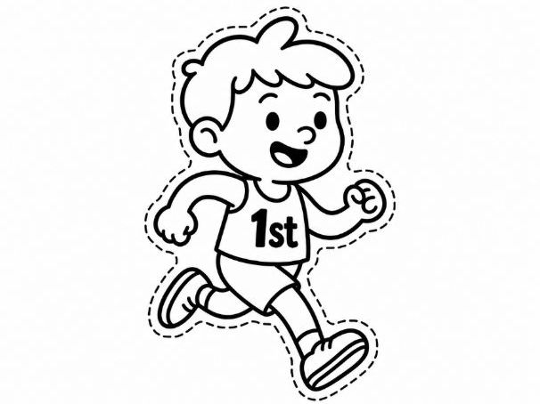 Ordinal Number Runners Display Cut-Outs – Year 1 Maths