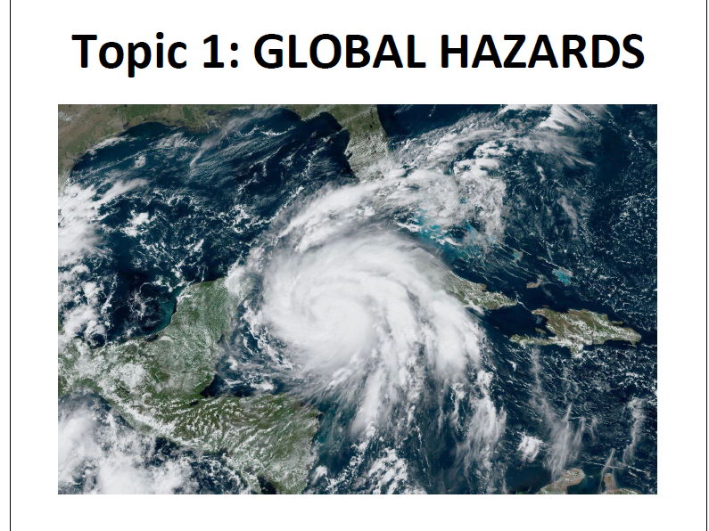 Global Hazards- Tectonics Bundle (OCR-B GCSE Geography)
