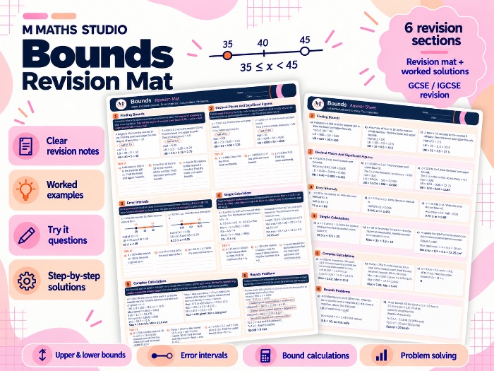 Bounds | A3 Revision Mat