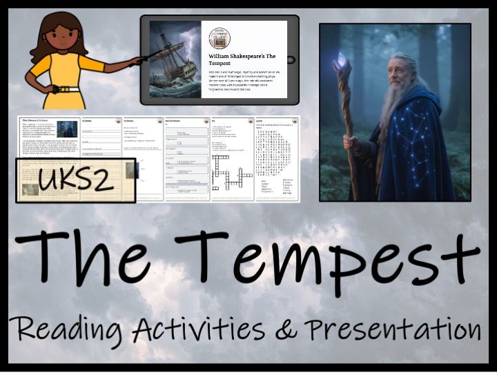 The Tempest Reading Comprehension Activities | Year 5 or Year 6