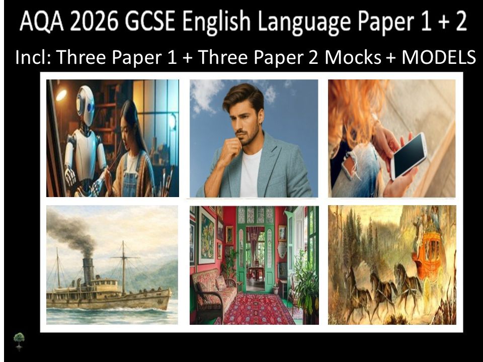 Six AQA 2026 GCSE English Language Paper 1 & 2 Mocks | Models