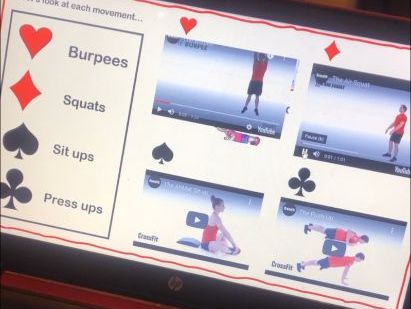 PE Deck of Cards Fitness Lesson