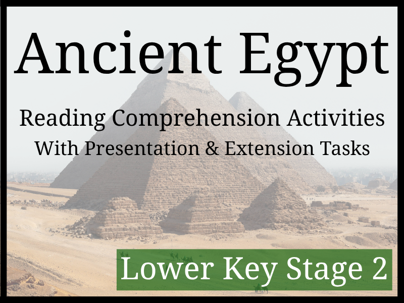 Ancient Egypt Reading Comprehension Activities | Year 3 & Year 4 | LKS2