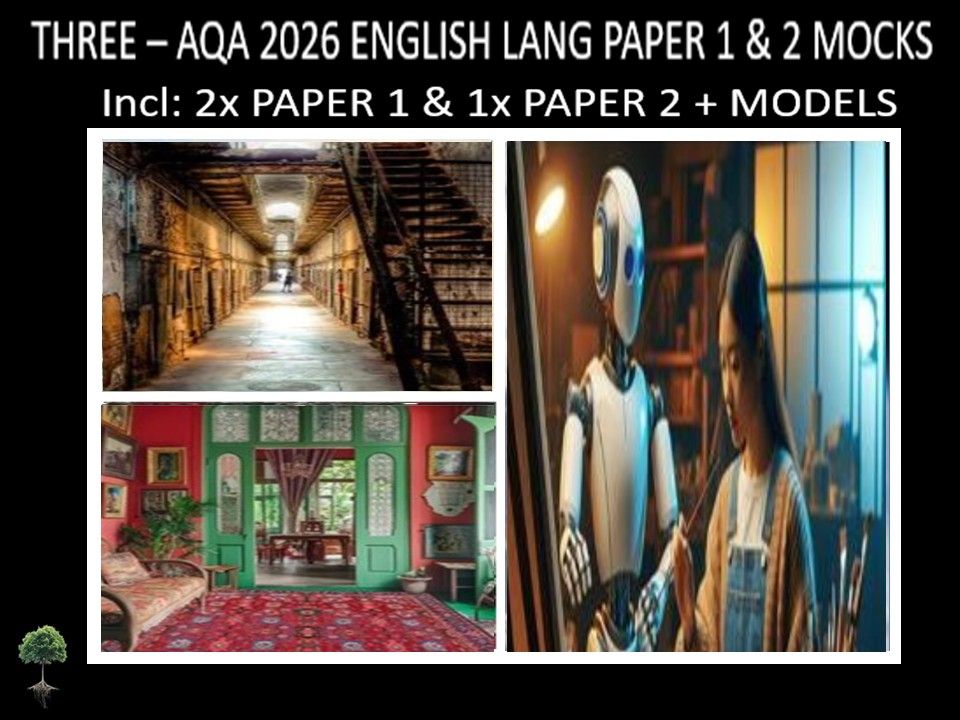 THREE - AQA PAPER 1 & 2 | 2026 FULL MOCKS | MODELS