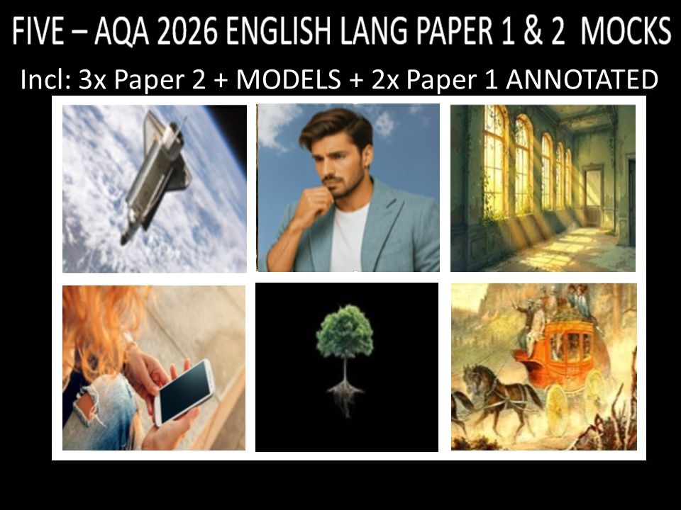 FIVE - AQA PAPER 1 & 2 | 2026 FULL MOCKS | MODELS  |  ANNOTATED