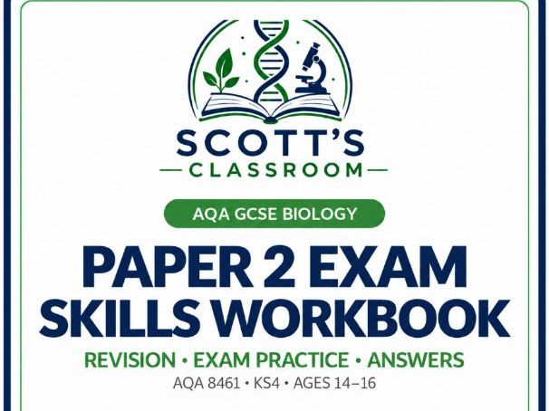 AQA GCSE Biology Paper 2 Exam Practice Workbook with Answers