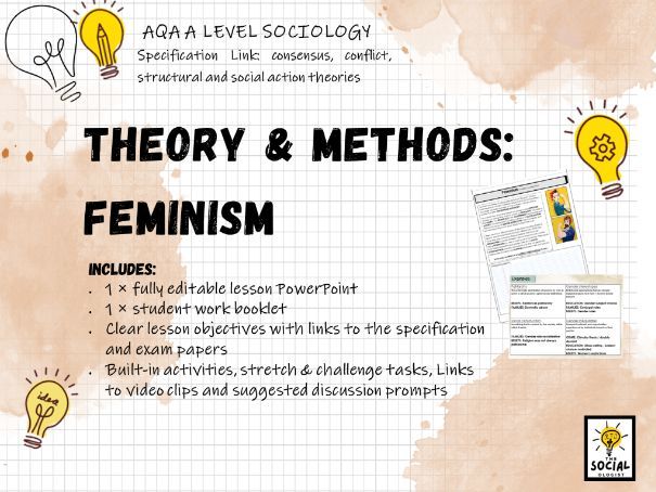 AQA A level Sociology - Theory and Methods - Feminism