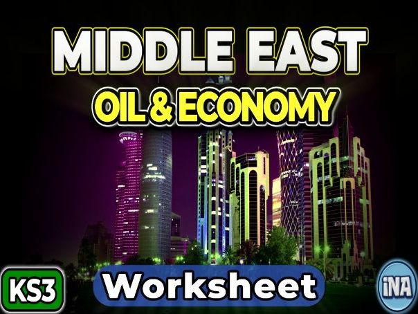 Natural Resources and the Economy in the Middle East - KS3 Geography Worksheet