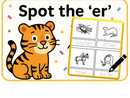 Spot the 'er' Trace and Colour Pack