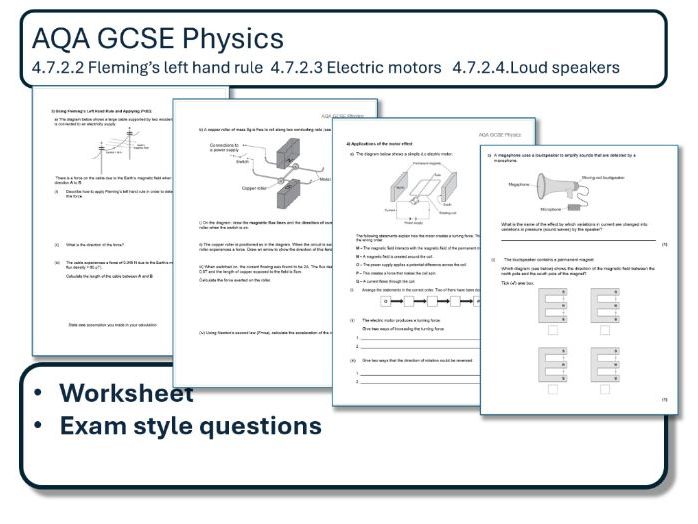 AQA GCSE Physics: The motor effect
