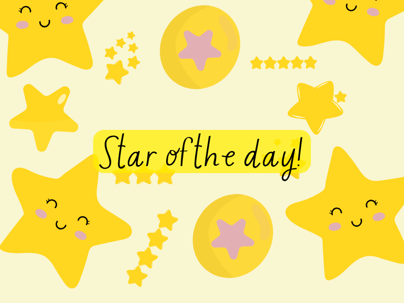 Star of the day resources