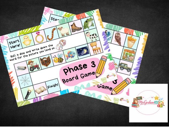 Phase 3 Phonics Board Game