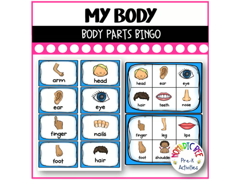 Body Parts Bingo