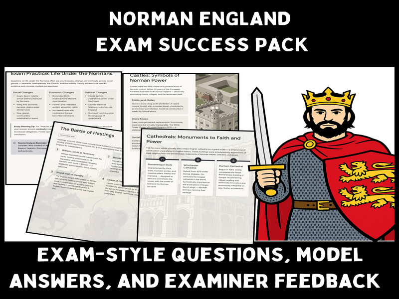 Norman England GCSE Revision Guide: Everything You Need for 1066 Exams