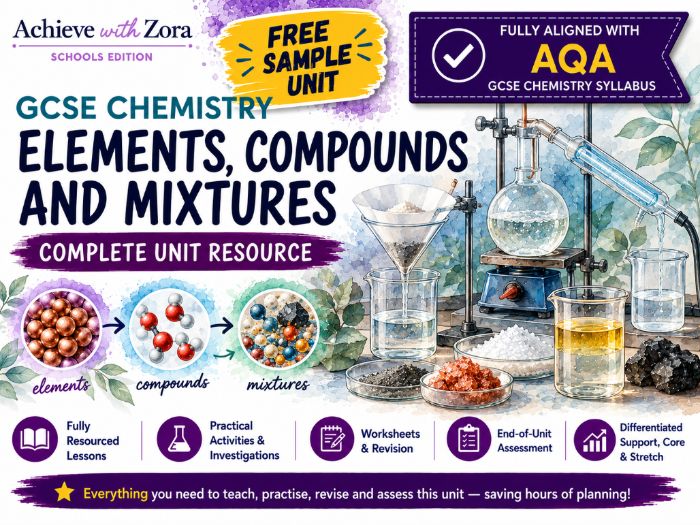 Elements, Compounds and Mixtures – Complete Unit for AQA GCSE Chemistry (FREE)