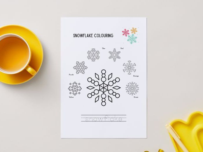 Snowflakes Colouring