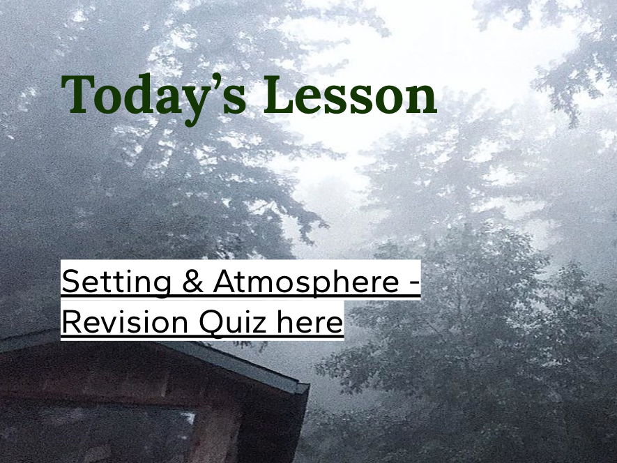 Descriptive Writing Lesson 6-7 [Mood & Atmosphere]