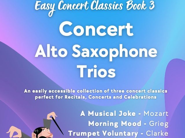 Easy Concert Classics Book 3 (Alto Saxophone Trio)