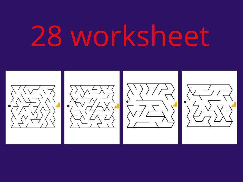 28 Interactive Early Years & Primary Activity Sheets