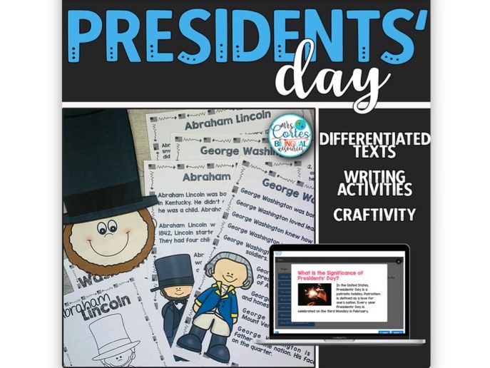 PRESIDENTS' DAY: Reading and Writing Activities