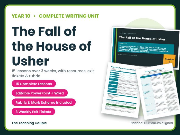 The Fall of the House of Usher | Year 10 English Unit