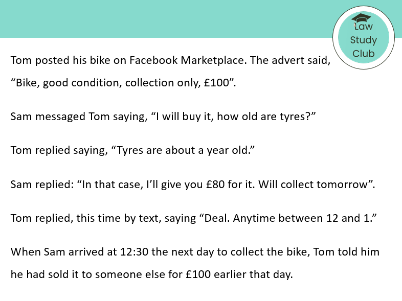 Formation of contract - lesson slides (OCR A-level law)