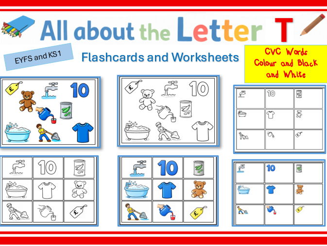 All about the letter T - CVC Words
