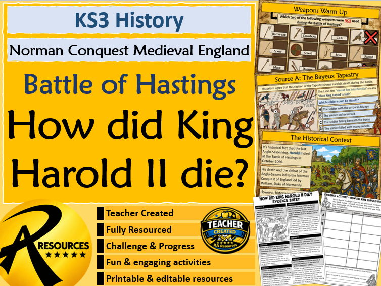 Battle of Hastings - How did King Harold II Die?