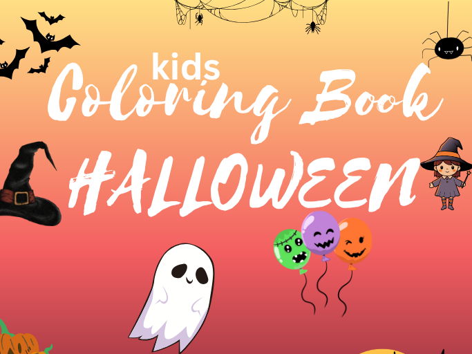 Kids Coloring Book(Halloween)