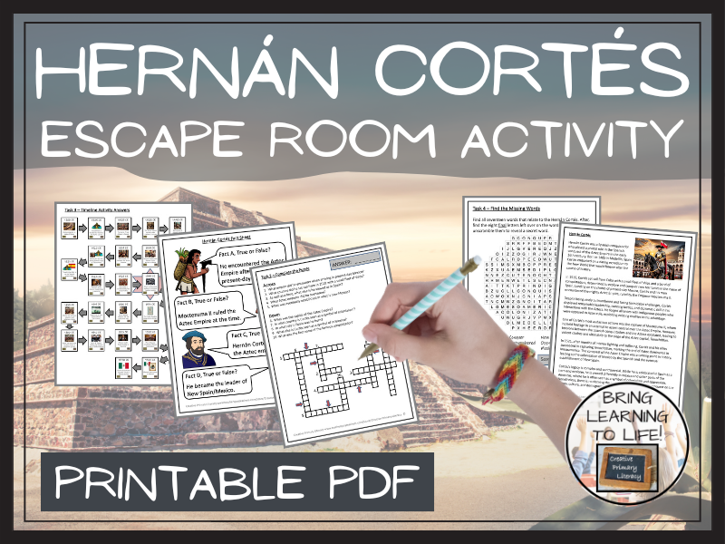 Hernan Cortes Escape Room Activity