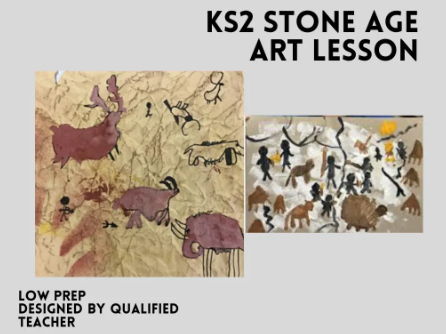 Stone Age Art Lesson Year 3 KS2 | Cave Drawing