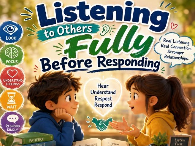 Listening to Others Fully Before Responding