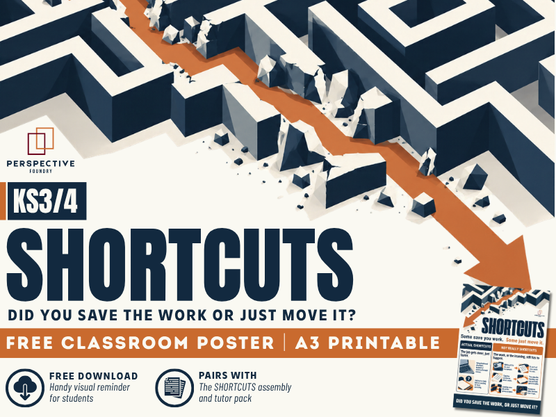 Shortcuts | Free Poster | Effort & Study Habits