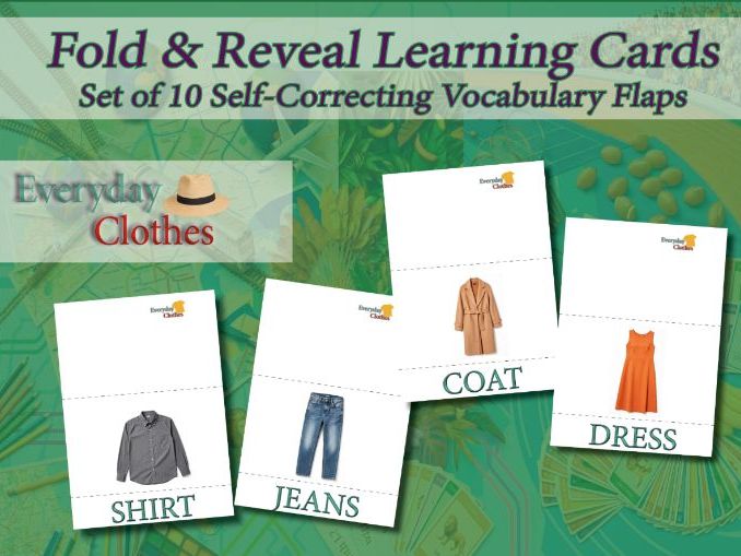 10 Flash Cards. Everyday Clothes