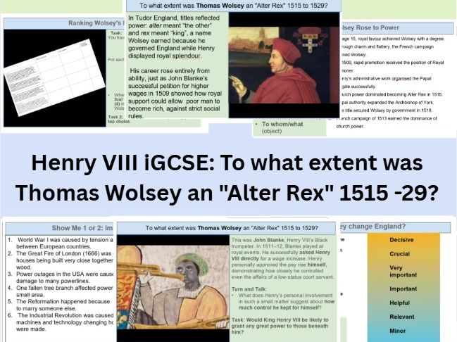 Was Thomas Wolsey Another King (Alter Rex)? - Edexcel iGCSE History Lesson