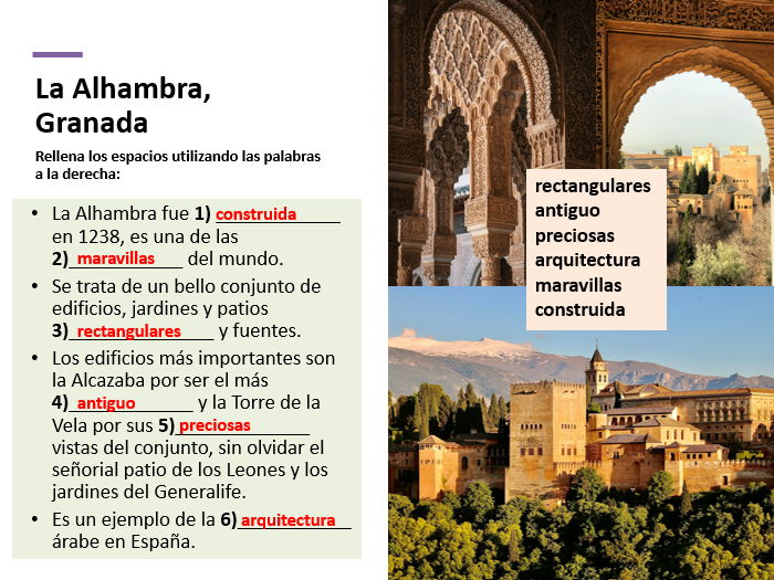 El patrimonio mundial - la arquitectura árabe en España