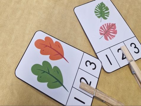 Reception Maths Subtize and Clip up to 3
