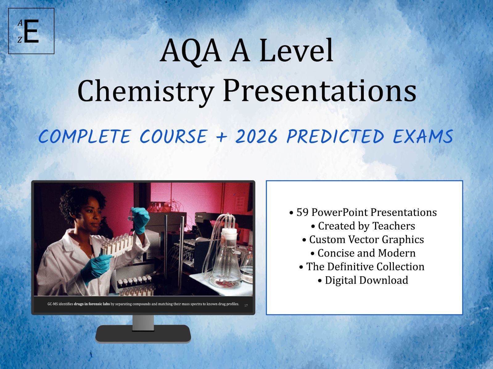 AQA A Level Chemistry Presentations - The Complete Course + 2026 Predicted Exams
