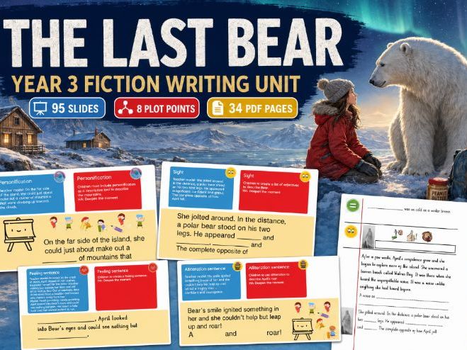 The Last Bear Year 3 Fiction Writing Unit (TWS)