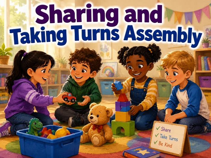 Sharing and Taking Turns Assembly — EYFS/KS1 | Script + PowerPoint