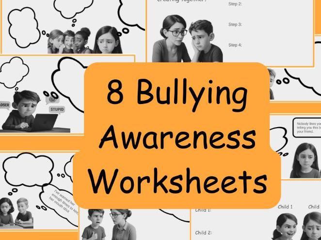 Anti-Bullying Worksheets Activities