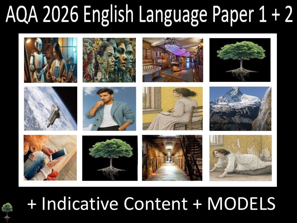 Ten AQA 2026 English Language Paper 1 + 2 Mocks | MODELS