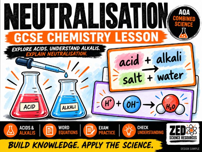 AQA GCSE Chemistry: Neutralisation Lesson – Acids, Alkalis and Salts | KS4 Combined Science