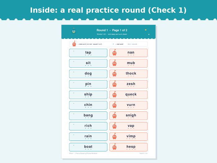 Y1 Phonics Screening Check Workbook 1