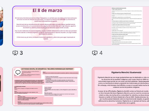El dia de la mujer trabajadora - PPT GCSE/ AS