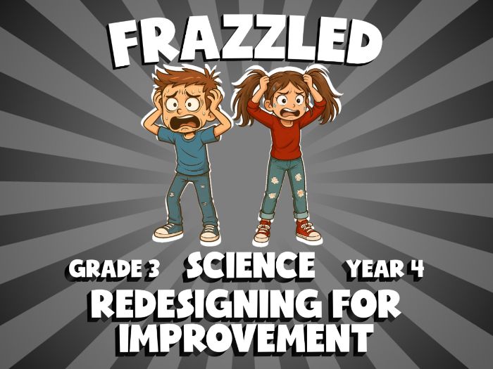Redesigning for Improvement FRAZZLED Science Game | No-Prep Year 4 Review Activity