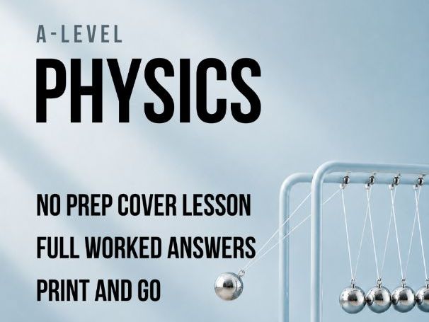 KS5 / A-Level Physics Cover Lesson: Capacitance & Dielectrics (No Prep)